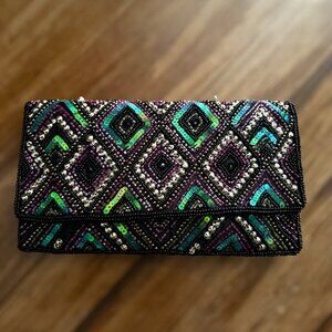 Satin elegant clutch